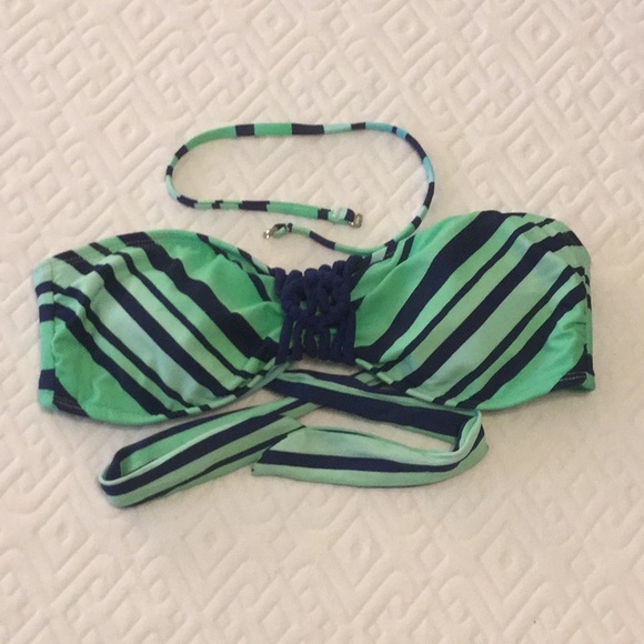 Arizona Jeans bikini top Navy blue & Mint Green EUC - Picture 6 of 6